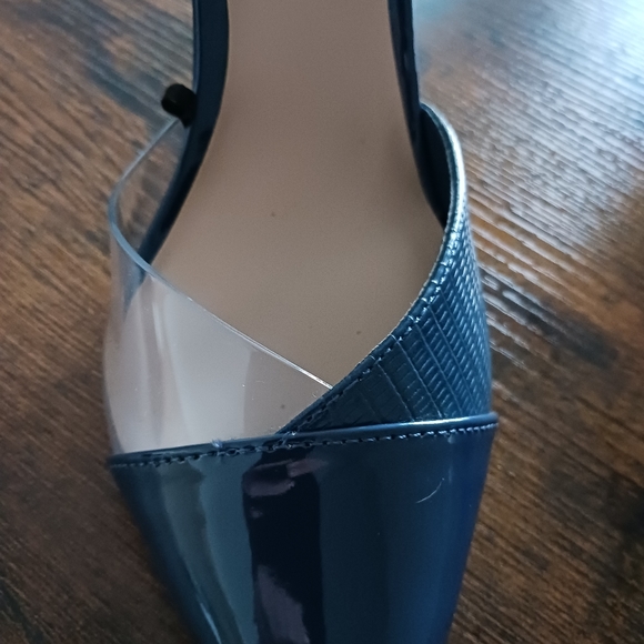 Aldo Moonglow Blue Print Pointed Pumps - Picture 6 of 9